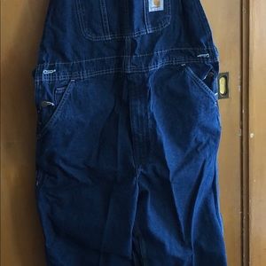 Carhartt overalls denim